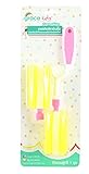 哺乳瓶ブラシ ナノテクノロジー採用　超高密度 哺乳瓶ブラシ Grace Kids Carnation Sponge Brush with Spare Part 1 Set
