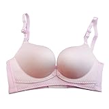 YING LAN　産前　産後　妊婦　妊婦用　ナイロン　インナー　マタニティー　授乳用　授乳　ブラジャー　下着　ノンワイヤー　スムーズ　マタニティー　ブラ　ナイト ブラ　ピンク