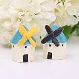 amzmonnsuta マイクロ風景式庭園を作成するのに適したミニプラスチック製の装飾品、