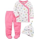 Carter's(カーターズ) 3ピースネオンフッテッドパンツセット ピンク 上下セット 9ヶ月【並行輸入】