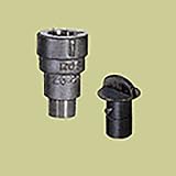 高耐久 金属 [農業用 緑化用] クイックソケットバルブ RQS型 蓋付 RQS20×20P 共立イリゲート 防Ｊ【代不】
