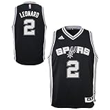 Kawhi Leonard San Antonio Spurs # 2 NBA Youth Swingman Road Jerseyブラック ブラック