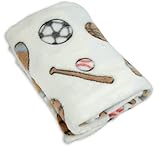 Stephan Baby Sports Fun Ultra Soft Fleece Blanket, Multi by Stephan Baby [並行輸入品]