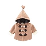 Pojour ベビー服 子供服 0-3歳女の子コート 冬 防寒 かわいいプジャケット 厚手コート　おしゃれフード付きコート 暖かい 綿 ベビールームウェア 普段着 カジュアル 旅行 記念日 プレゼント