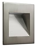 LED Inner Square Step Light, 120 Volt Operation, 1 Watt, 3000 K, Stainless Steel, cETLus [並行輸入品]