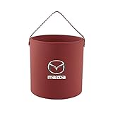 車用ゴミ箱 マツダ 車用収納ケース ダストボックス マルチボックス アテンザ アクセラ CX-3 CX-4 CX-5 CX-8 デミオ 防水可能車 ゴミ箱 カーアクセサリー 車用品 便利グッズ [並行輸入品] (マツダ、ワインレッド）