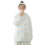 (アビコ)ABICO マタニティ 冬 可愛い フランネル 授乳パジャマ ボーダー柄 授乳服 授乳口付き 前開き ウエスト調節 あったか 厚手 部屋着 ルームウェア 上下セット