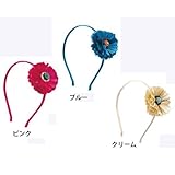natural life ナチュラルライフ フラワーカチューシャ ブルー