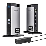 WAVLINK USB-Cドッキングステーション 11-in-1 3画面4K/単画面8K対応 125W PD3.1 140W充電器付属