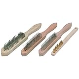 4 Piece Wire Brush Set by Central Forge