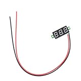 Lovoski LED　デジタル　電圧計　DC　 2.4-30V 　2線式　LEDディスプレイ　パネル　カー　全４色選ぶ - 青