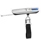 Dr.meter 吊りはかり 荷物はかり デジタルスケール 旅行 携帯 1mテープ 50kg  バックライト付  Dr-PS04