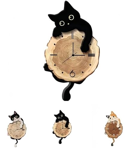 Amazon.co.jp: 仕事猫 ウォールクロック 壁掛け時計 : ホーム＆キッチン