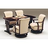 ダイニング テーブル 5点セット 大型 アイボリー　LEGEND-160　搬入・組立設置サービス付