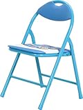 不二貿易 キッズフォールディングチェアー ブルー 折り畳み式 94628