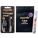 terpender 高濃度 CBN リキッド70% スターターキット 予備熱機能 3段階変圧 テルペン配合 VAPE 電子タバコ (puple haze)