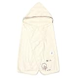 今治産タオル ベビー ミツバチバス おくるみ (レッド) オルネット