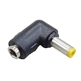 MaxLinker (マックスリンカー) DC端子サイズ変換 L型アダプタ (メス側 外径4.75mm 内径1.7mm → オス側 外径5.5mm 内径2.5mm) ノートパソコンやwifi LANのハブなど DCアダプタサイズ変換に 電力24v 5Aまで対応 (メス側 外径4.75mm 内径1.7mm→オス側 外径5.5mm 内径2.5mm L型)