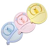 W-ShiG （３セット、色ガランダム）子供バス用品　ベビーケア用品 バスボール　ベビーバス スポンジ　風呂　わんわん