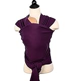 Miracle Baby（ミラクル ベビー）赤ちゃん抱っこひも　ベビーラップ　ベビー スリング キャリア　Baby Sling Carrier　コットン100%　1セット (紫)