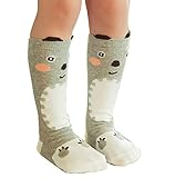 Plus Nao(プラスナオ) 子供用 ハイソックス アニマルデザイン 靴下 女の子 男の子 肌着 下着 くつ下 ベビー キッズ ジュニア 4-6才 -