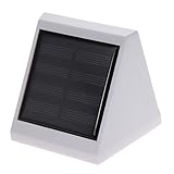 Demiawaking　ソーラーライト　門扉用ライト　省エネ 夜間自動点灯 軒先　庭/ガーデン　庭先　玄関周りなど対応 防犯用 (ホワイト)