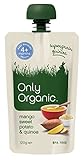 オンリーオーガニック　ベビーフード（パウチタイプ）　マンゴー、サツマイモとキヌアのお食事　離乳初期～　120g