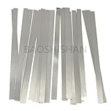 BAOSHISHAN ニッカド 充電池タブ用 ニッケル板 バッテリースポット溶接 リチウムイオン ニッケルプレート 0.1×7×100mm 0.1×8×100mm 0.1×10×100mm 20枚 5