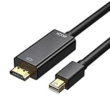 LAMELLIS Mini DisplayPort - 4K Mini DP - 6フィート ケーブル / Pro Pro/Dock モニター プロジェクター用