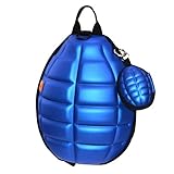 クリエイティブ子供のバックパックソフトショルダーバッグファッションスクールバッグ、サファイアブルー