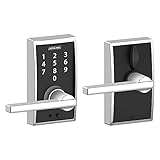 Schlage Touch Century Lock with Latitude Lever (Bright Chrome) FE695 CEN 625 LAT [並行輸入品]