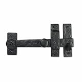Iron Valley - 7.5" Gate Drop Bar w/ Knob (Lever Latch) - Solid Cast Iron [並行輸入品]