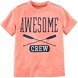 Carter's(カーターズ) ネオンオーサムクルーグラフィックティ オレンジ トップス半袖Tシャツ 24ヶ月【並行輸入】