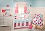 Little Bedding By Nojo Tickled Pink 4-piece Crib Bedding Set by NoJo [並行輸入品]