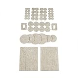 Heavy Dutyフェルトパッド – サンプルキット:タン – 64pcs