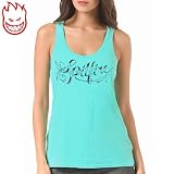 スピットファイア SPITFIRE ガールズ タンクトップSCRIPT GIRL TANK TELターコイズNO3 L