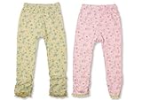 (ナチュラルエイジ)NATURAL AGE 接結天竺 レース付き 小花柄 スパッツ 95cm ピンク