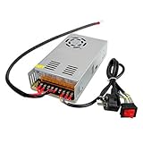 ウンカン 出力12V 29A 直流安定化 AC/DC スイッチング電源 350W 入力110V/220V 手動切替可 ラジオ/コンピュータ