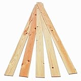 【ノーブランド品】DIY ひのき板(節穴あり) 1800mm 5枚セット
