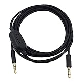 Twaxl G Pro X G233 G433ゲーミングヘッドセット用3.5mmオーディオケーブルアダプターボリュームコントロールケーブル