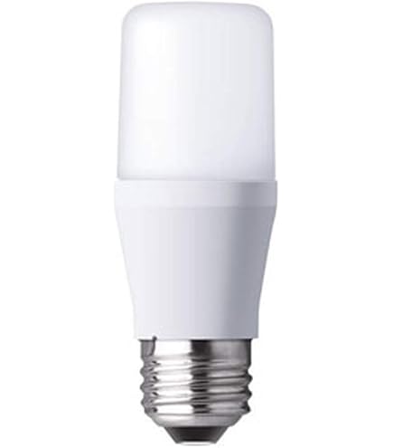 Amazon | TOSHIBA(東芝) LED電球 E26 T形 60W相当 広配光 昼光色 2P