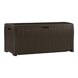 ベンチ 収納ボックス 73ガロンラタン調デッキボックス DBW7300 サンキャスト suncast