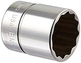 Williams BM-1220 3/8 Drive Shallow Socket, 12 Point, 20mm by Williams