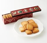 サブレドール クッキー缶 洋菓子ギフト クッキーギフト バレンタイン ホワイトデー (レッド)