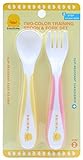 Piyo Piyo Baby Training Tableware Feeding Products Eating Utensils Spoon and Fork Babie's Best Eatin