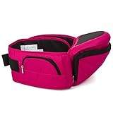Lightweight Baby Infant Hip Seat Carrier Baby Waist Seat (Red) by Baby Lovess