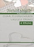 マノアオリジン Manoa Origin 8弦ウクレレ弦セット (Low-Gのみ巻き弦) クリアフロロカーボン taropatch8弦用 EHA-CF8SL