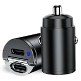 LTG シガーソケット 充電器 USB TYPE-C タイプC PD充電器 NEK 45W 車載 コンパクト カーチャージャー スマホ アクセサリー 2ポート 車載ガジェット 7986711 (TYPE-C×TYPE-C)
