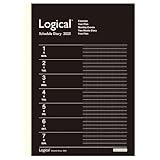 ロジカルダイアリー 2025年 見開き２週間Ａ／Ｂ５／ブラック NS-B504-25AD【PT1】