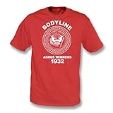 England Bodyline灰Winners 1932 Tシャツ 3L ブルー